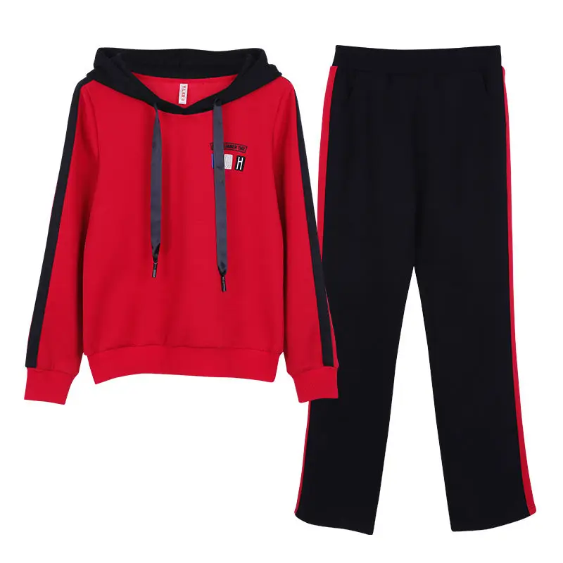 Повседневный Спортивный костюм комплект для бега новинка весны и осени