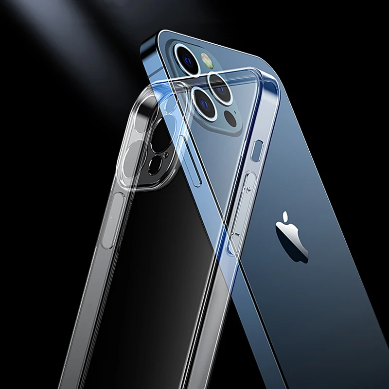 

Ultra Thin transparent Case For iPhone 13 12 11 Pro Max XS XR X Soft Silicone TPU For iPhone 6 6s 7 8 Plus SE 2020 Clear Case