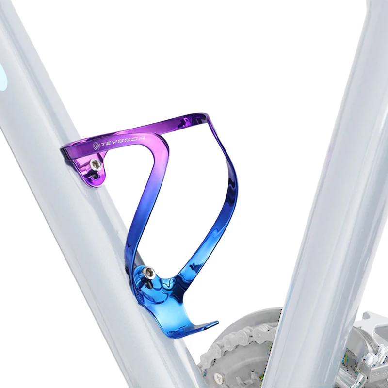 Teyssor Bike Water Bottle Holder,Aluminum Alloy Bicycle Water Bottle Cage for Mountain Bike Road Bike Folding Bike
