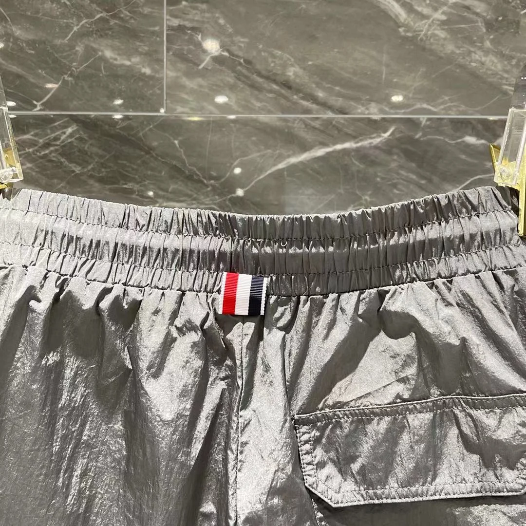 

2021 men's and women's fashion casual striped five-point shorts jogging sports pants summer