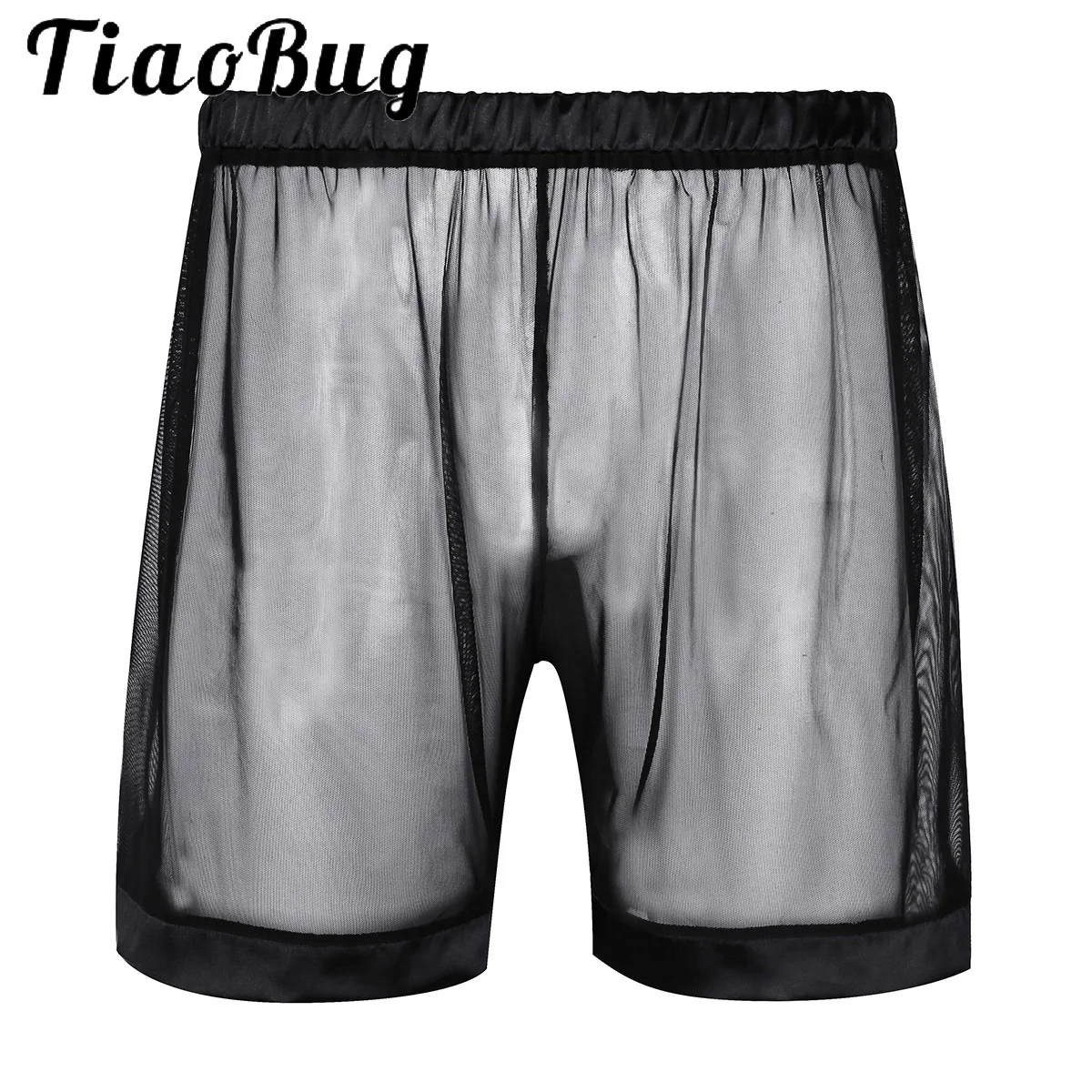 Сексуальные трусы-боксеры нижнее белье пижамы свободные трусы для отдыха геев