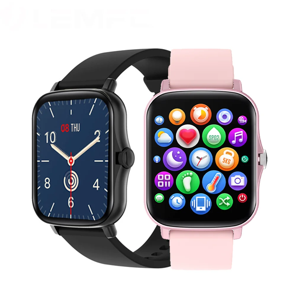 

Smart Watch Heart Rate Monitor Custom Watch Dial Watch for Men Women 1.7 Inch IP67 Waterproof Fitness Tracker