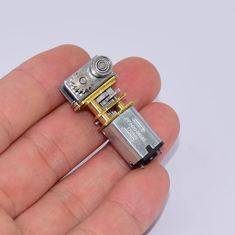 Мини-фотоаппарат металлическая фотовспышка прямой угол DC 3V ~ 12V 11RPM ручка для