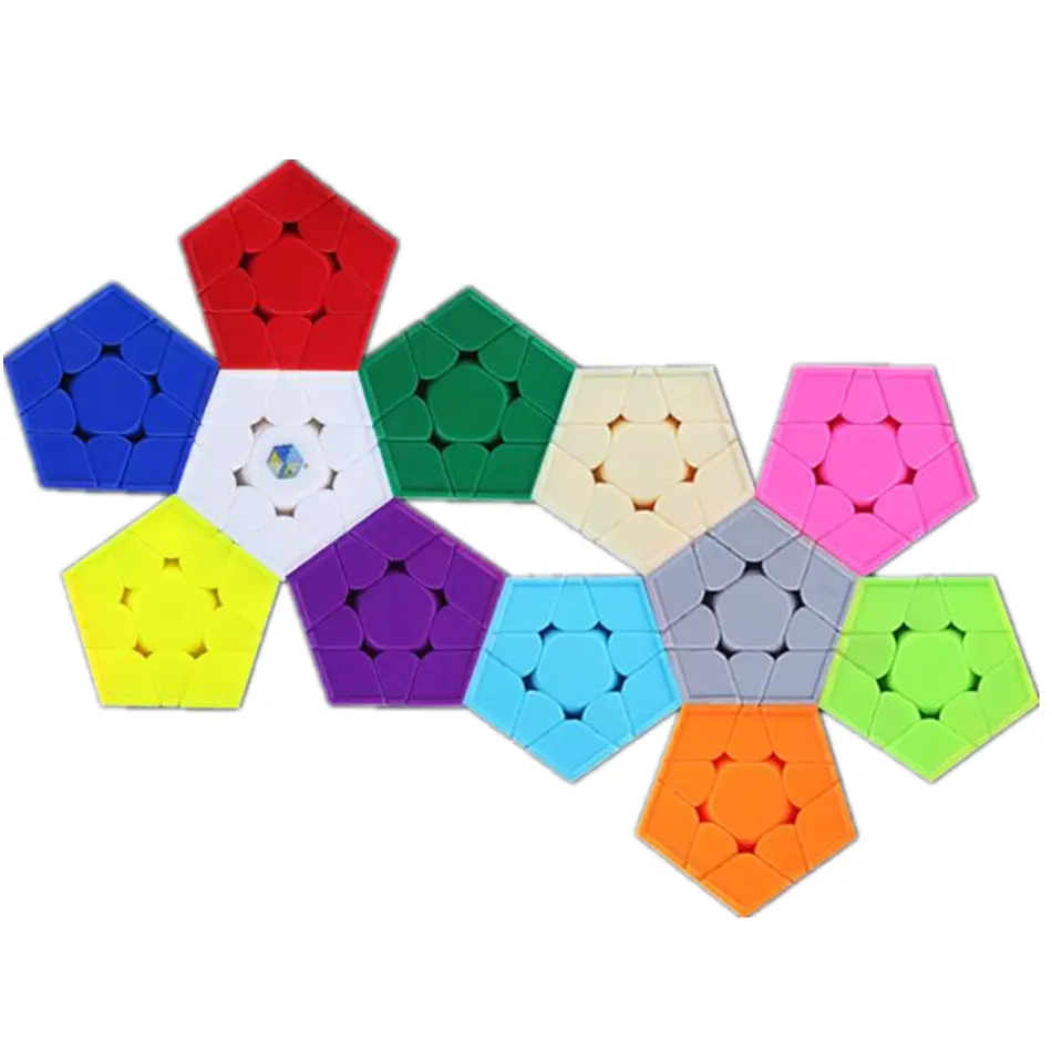Маленький волшебный куб V2 Yuxin 3x3 Megaminx кубик без наклеек 3X3 с 3 уровнями скорости