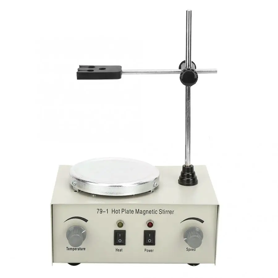 

Magnetic Stirrer Hot Plate Temperature Control Mixer Stirring Laboratory US Plug 110V Hot Plate Magnetic Stirrer Lab Control Mix