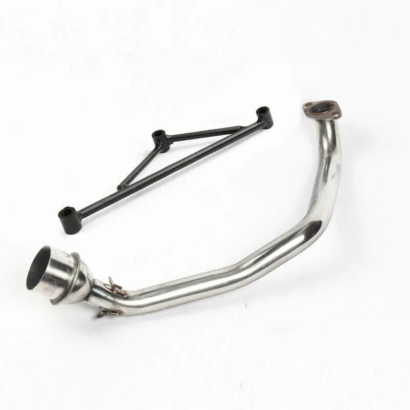 

Motorcycle Exhaust Muffler Pipe Escape Connect Link Tube Middle Mid Pipe For Yamaha GY6-125 GY6-150 Slip On Exhaust Modified