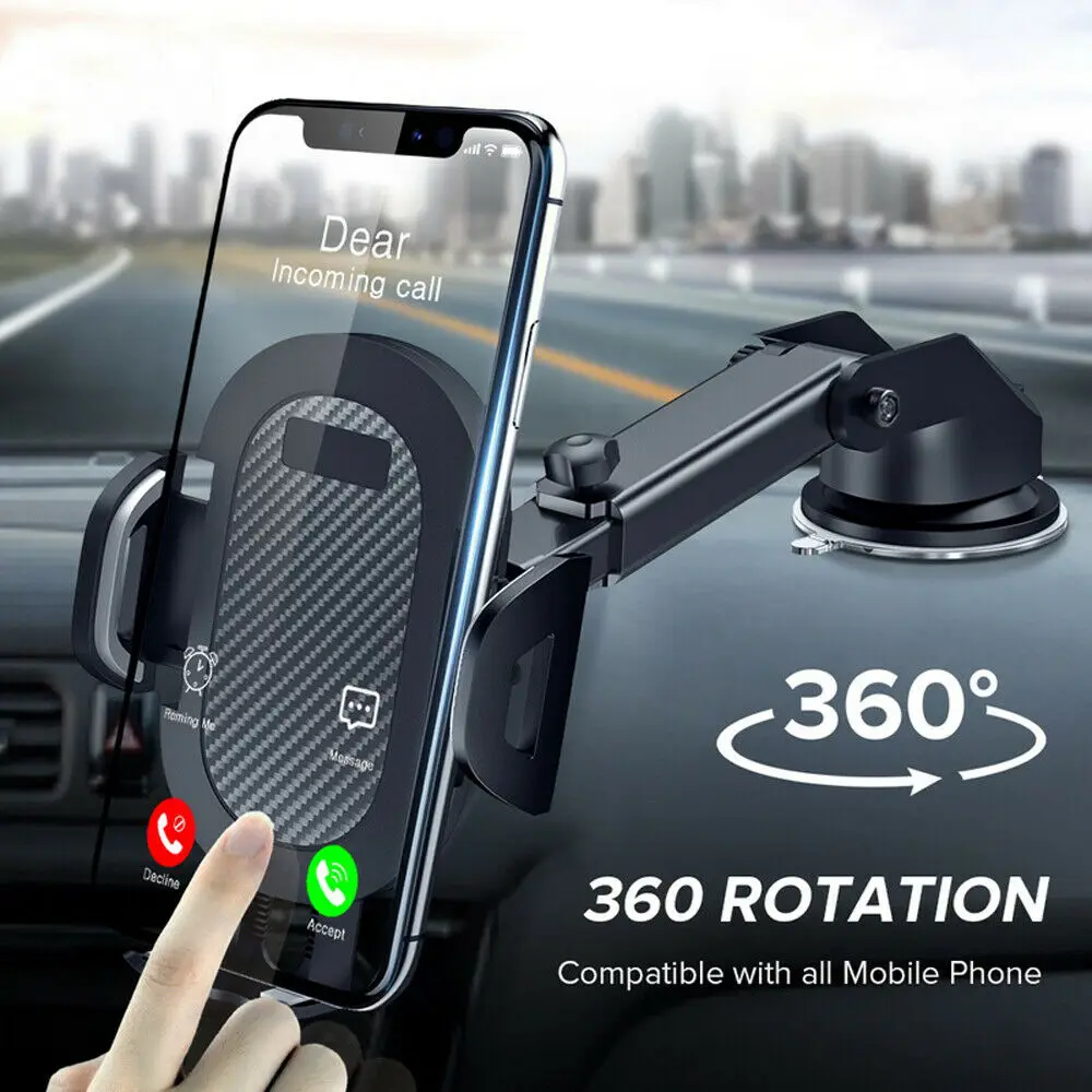 wooden mobile stand Sucker Car Phone Holder Mount Stand GPS Telefon Mobile Cell Support For iPhone 12 11 Pro Max X 7 8 Plus Xiaomi Redmi Huawei mobile phone holder for car