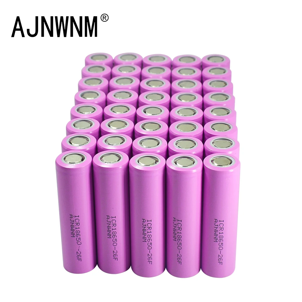 

Original 18650 3.7V 2600mAh Li-Ion Batteries Rechargeable Battery ICR18650-26F Safe batteries for Industrial use