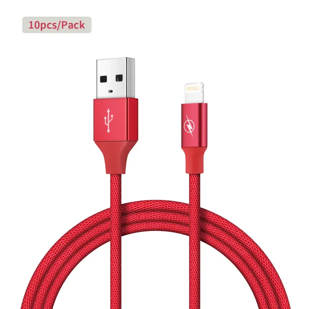 10 шт. кабель Micro USB для зарядного устройства [сертифицирован Apple MFi] 1 м (3 3 фута)