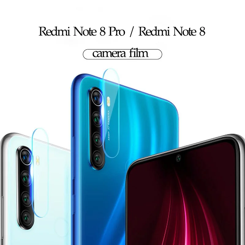 3 в 1 камера для защиты от солнца стеклянная пленка Redmi 8A Note 8 Pro T защита экрана Xiaomi