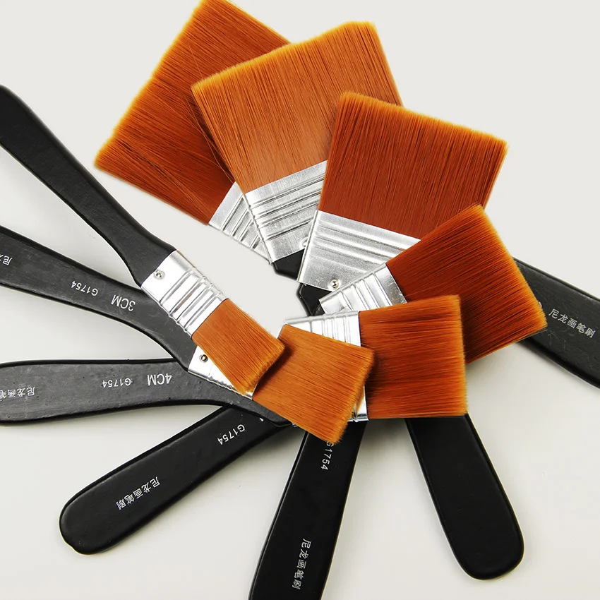 

Nylon Hair Wood Handle Watercolor Oil Paintbrush Arcylic Brushes Painting Drawing Art School Stationary Supplies 03180