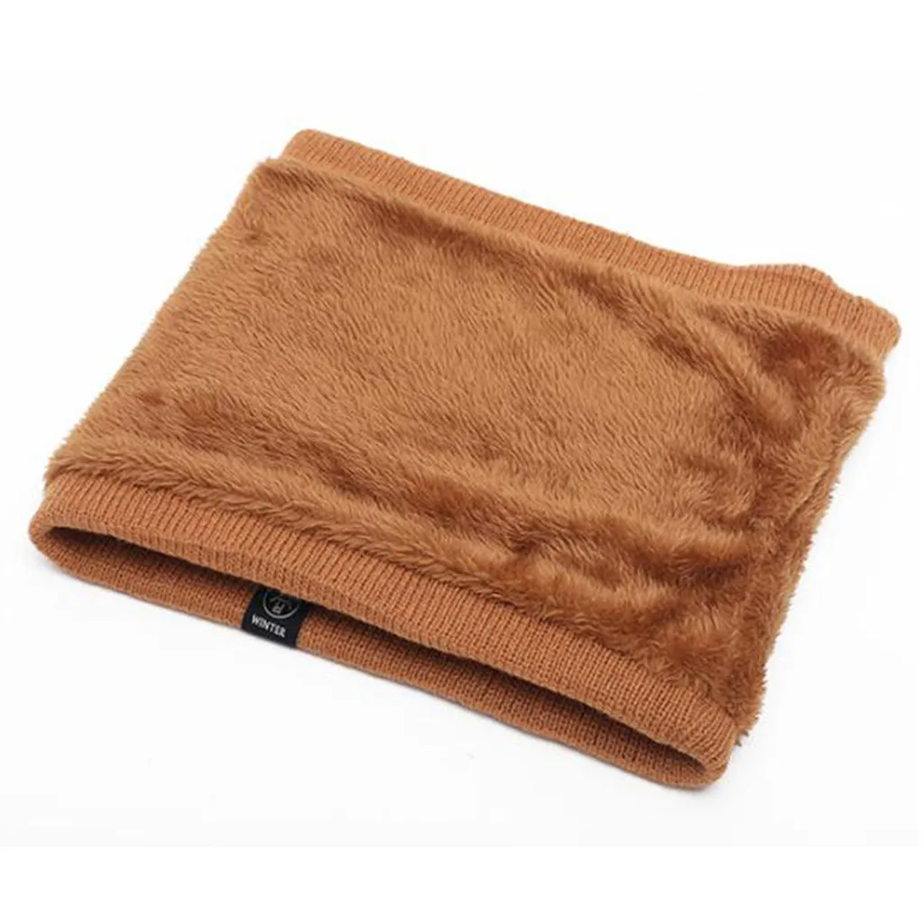 Женский шарф унисекс однотонный палантин теплый флисовый вязаный шарфы шаль