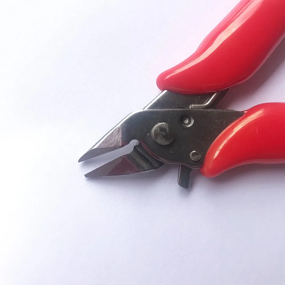

3.5 Inch Small Cutting Pliers Mini Diagonal Cutting Pliers Cutting Electronic Pliers Wire Insulation Rubber Handle Hand Tool