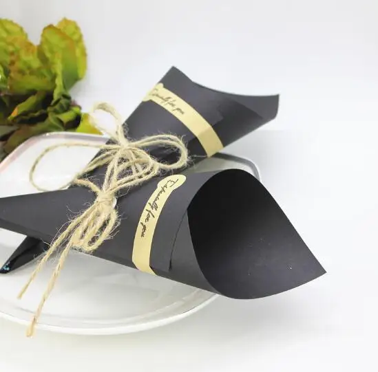 100 шт. упаковочный пакет конусные бумажные пакеты плитка шоколада сладкая