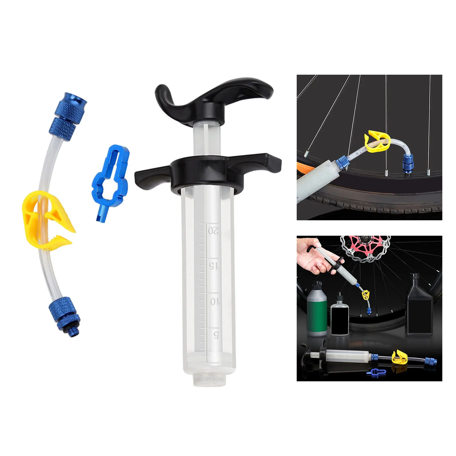 

Инструмент для инжекции герметика для ремонта бескамерных шин велосипеда, 20 мл