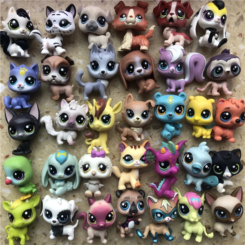 5 случайным образом выбранных/10/20 шт. Pet Shop фигурка игрушки для досуга КИТ черепаха