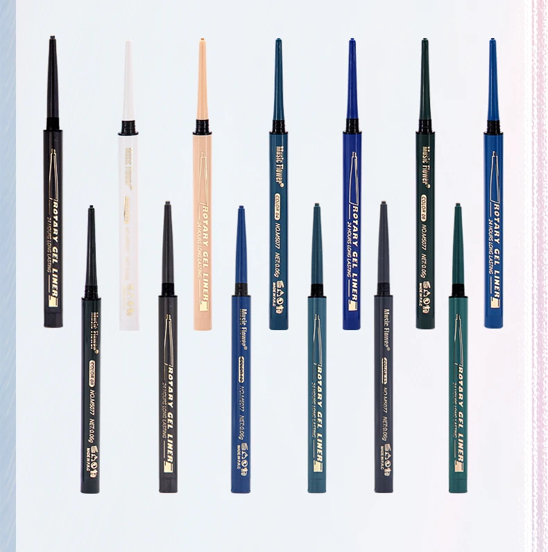 Музыка цветок 8 цветов быстросохнущая карандаш подводка для глаз автоматический