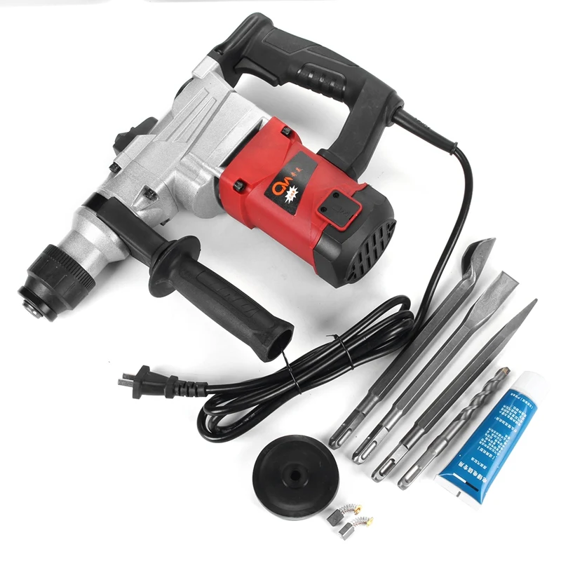 3 режима и набор инструментов 4 в 1 практичный универсальный сверлильный молоток