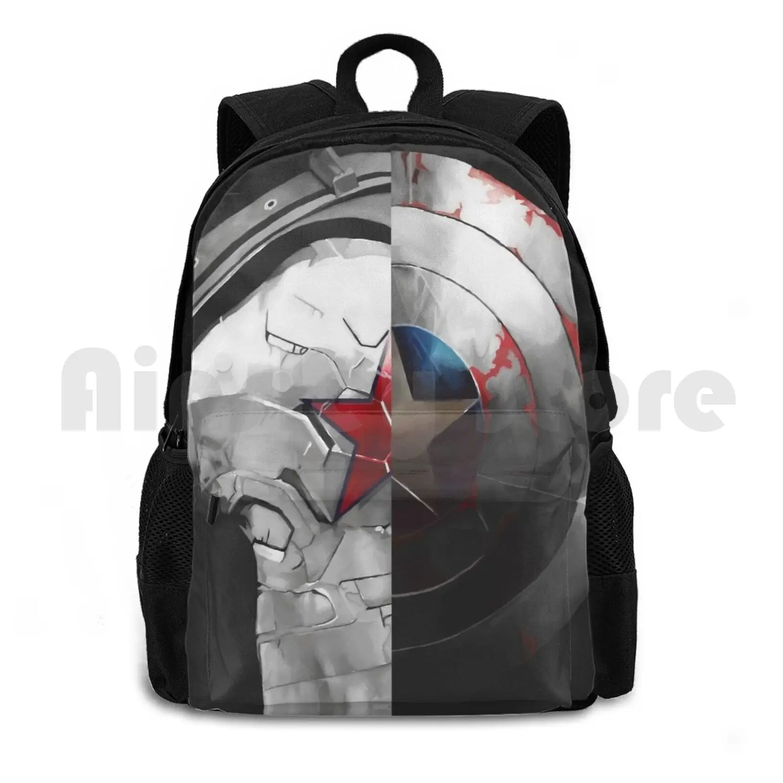 Рюкзак The Shield And Soldier водонепроницаемый походный рюкзак Стив Роджерс Бакки Барнс