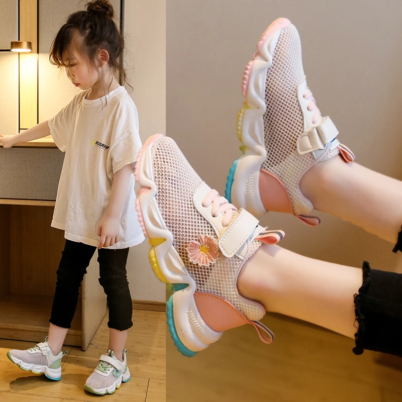 Одежда для мальчиков спортивная обувь девочек 2020 маленьких кроссовки бега с