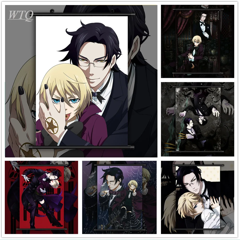 

Black Butler Alois Trancy X Faustus Claude Anime Posters Canvas Painting Wall Decor Posters Wall Art Picture Room Home Decor