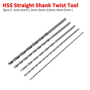 Сверла из быстрорежущей стали, 150 мм, 233,545 мм, 5 шт.