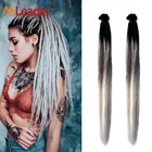 Синтетические дреды Омбре, наращивание волос для женщин, дреды ручной работы, пряди из 510 синтетических плетеных волос