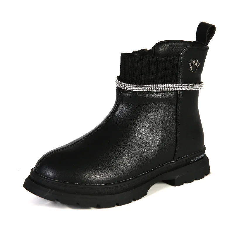 

Girls' Martin Boots New Short Boots Spring Autumn Cotton Boots British Style Children's Boots Children's Shoes 26-37