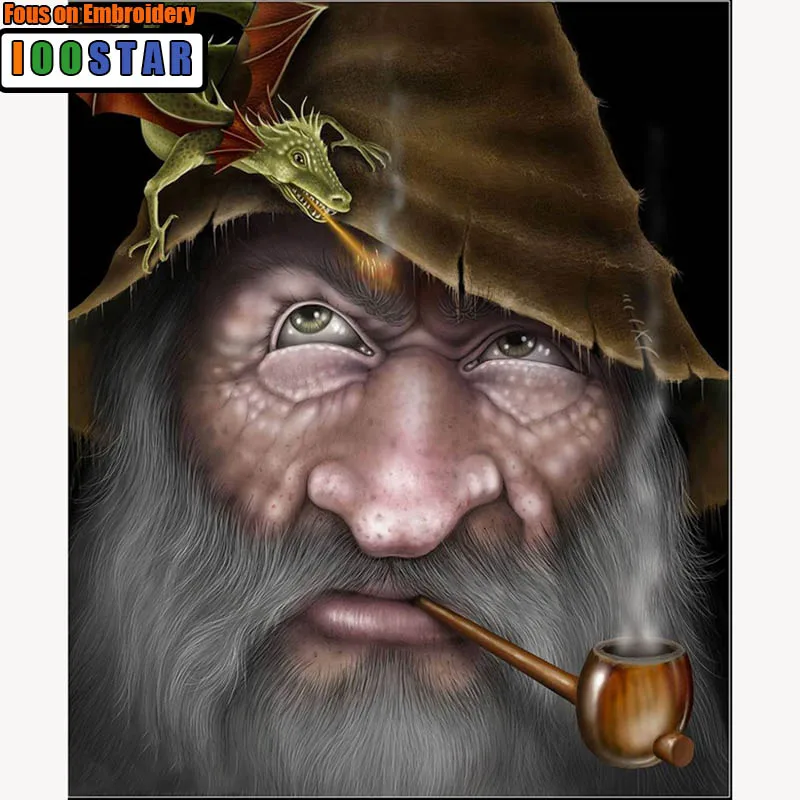 

5D DIY Алмазная картина старый человек курить полный квадратный/круглая Алмазная вышивка Стразы Вышивка крестиком Мозаика Декор рукоделие
