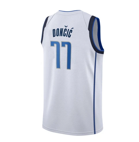 

Mens New American Basketball Clothes European size Dallas Mavericks Luka Doncic 77 T Shirts Cool Tops Loose Clothes Mavericks