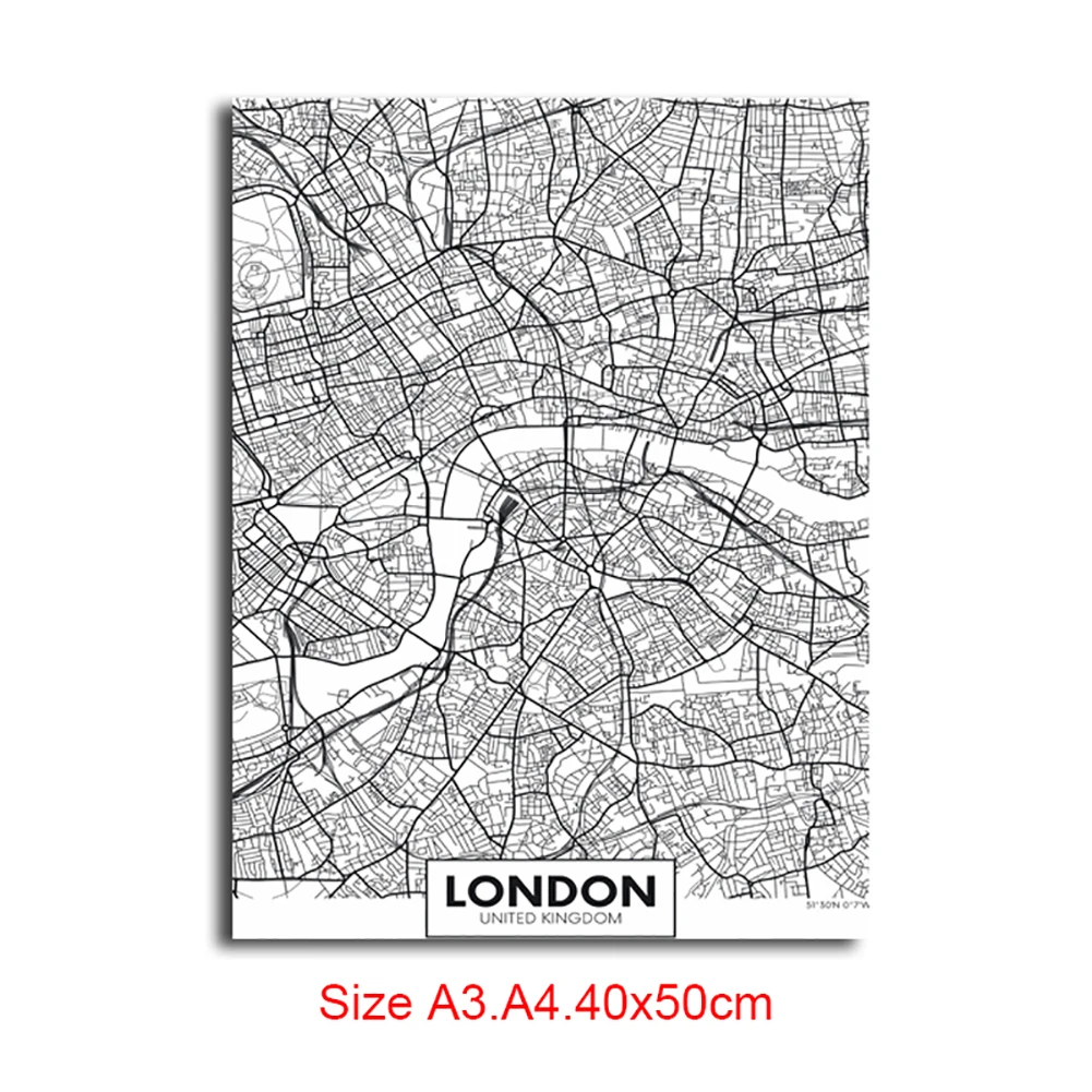 Декоративная живопись Безрамная YLLL черно белая эскиз ветер Нью Йорк