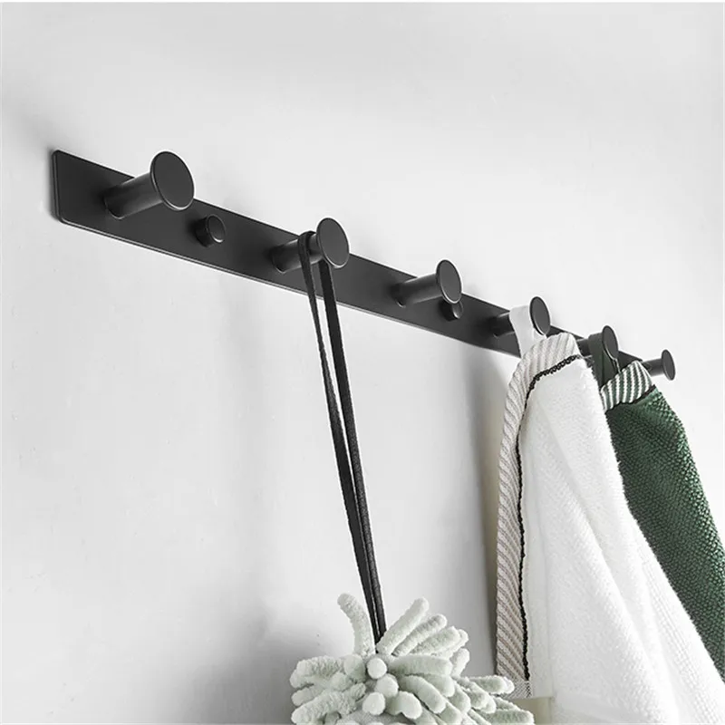 Новое поступление черный крючок для халата пальто из нержавеющей стали вешалка