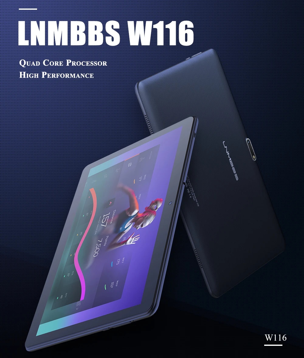 LNMBBS W116 планшет 10,1 дюймов 4 ГБ/32 Гб планшетный ПК Android 9,0 MTK6737 четырехъядерный BT GPS фаблет на две сим карты Две камеры планшеты