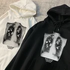 Искусство, эстетика для рентгена грудной клетки Бабочка Фотография в стиле хип-хоп в винтажном стиле; Толстовка в стиле панк уличная гот, Харадзюку Женская Повседневная пуловер с капюшоном
