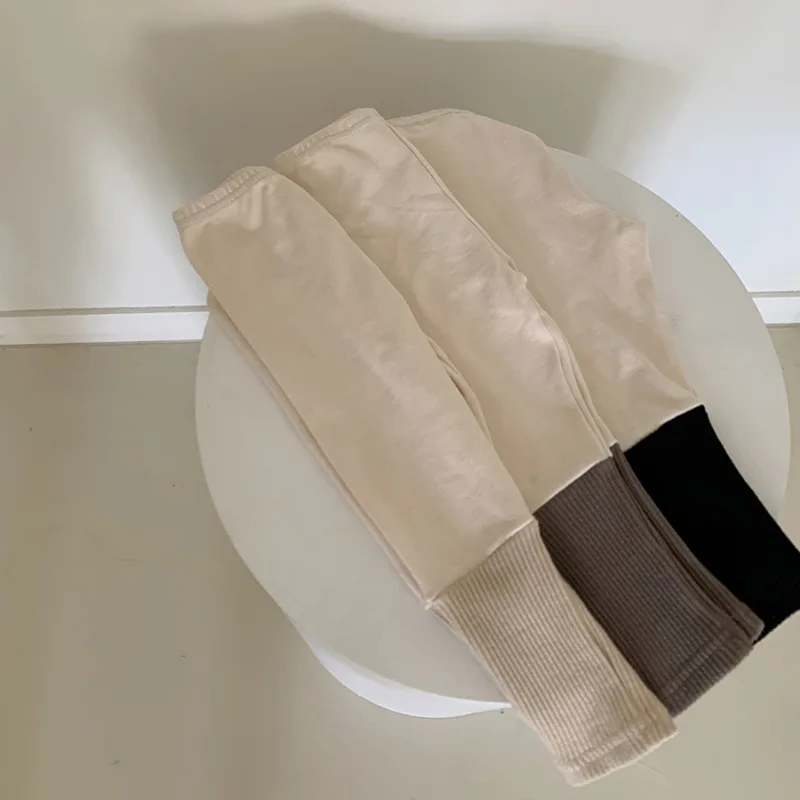 Новинка 2021 лоскутные леггинсы для младенцев хлопковые длинные штаны малышей