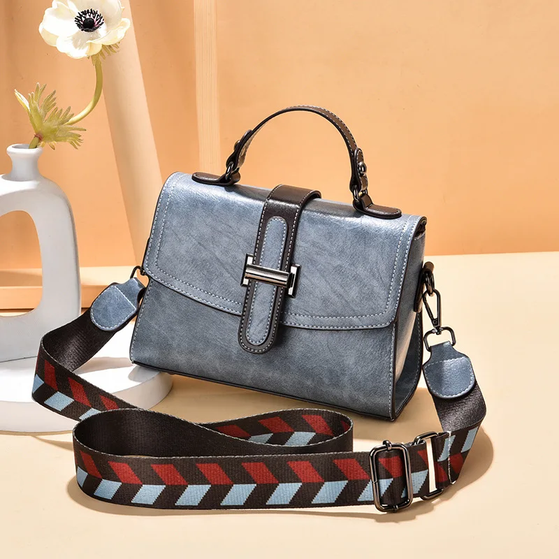 

2021 Fashion Luxury Designer Handbag High-quality Leather Women Shoulder Messenger Bag Broadband Ladies Purses Bolsos Para Mujer