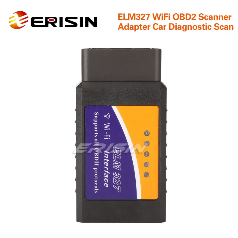 Адаптер Erisin ES380 WiFi OBDII для телефона iOS Android|Эквалайзеры| |