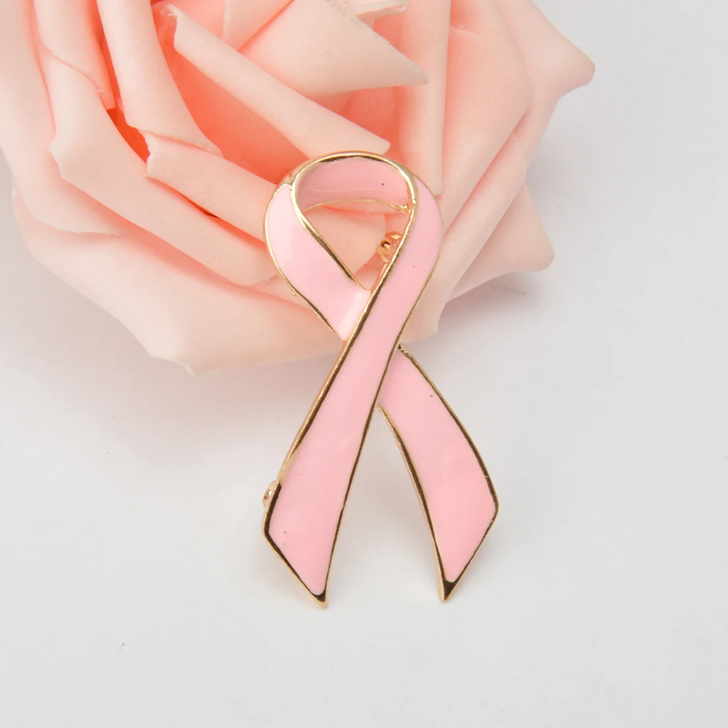 Розовая эмалированная Брошь булавка из ленты|Броши| |