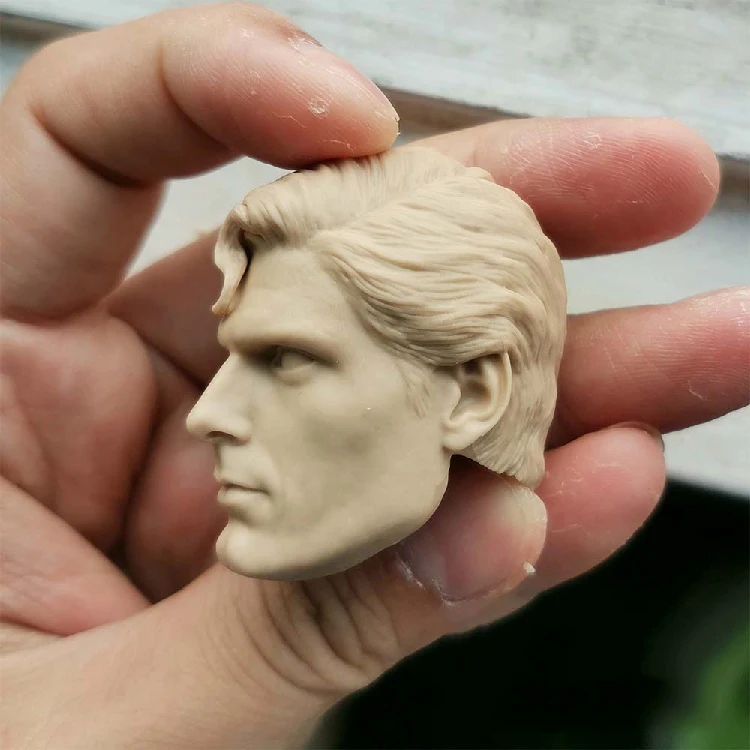 

1/6 Christopher Reeve Unpainted Head for 12''Figures Bodies