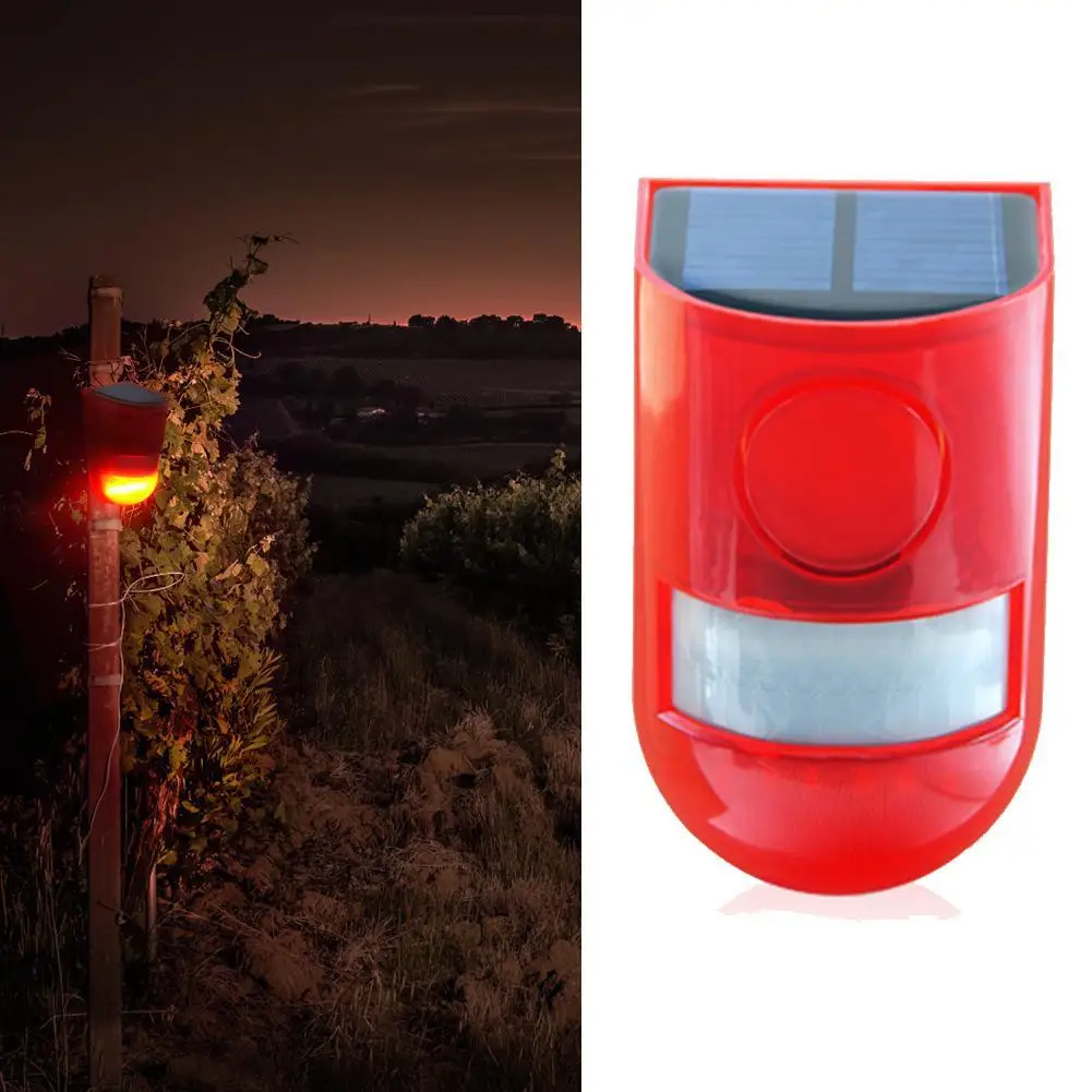 Беспроводная защита дома гаража охранная сигнализация Солнечный уличный датчик