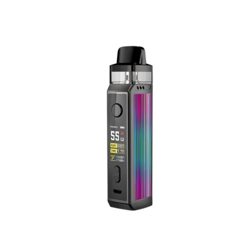 Лучший VOOPOO Винчи X 70 Вт Pod Комплект с двойной катушкой Системы 0,96-дюймовый Экран приведенный в действие одной 18650 Батарея Vape kitvs Винчи Mod Kit