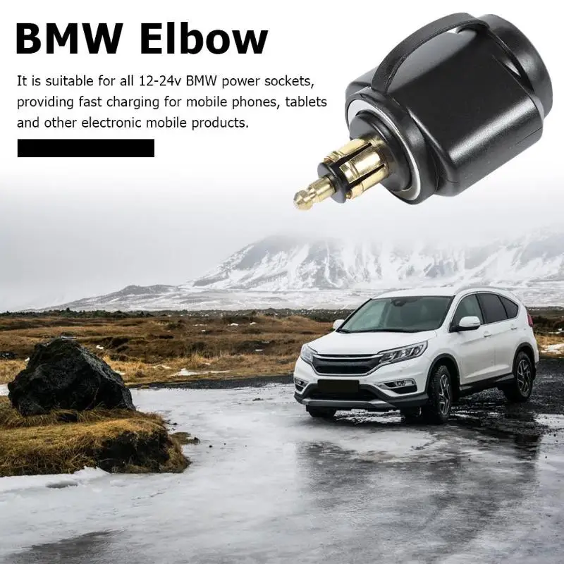 Адаптер зарядного устройства с двойным USB для мотоцикла 3 1 А BMW Hella/DIN Powerlet Plug Moto