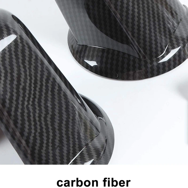 

for Jeep Wrangler JK JKU 2007-2017 Car Carbon Fiber Side Rear View Mirror Cover & Rearview Mirror Base Trim Accessories