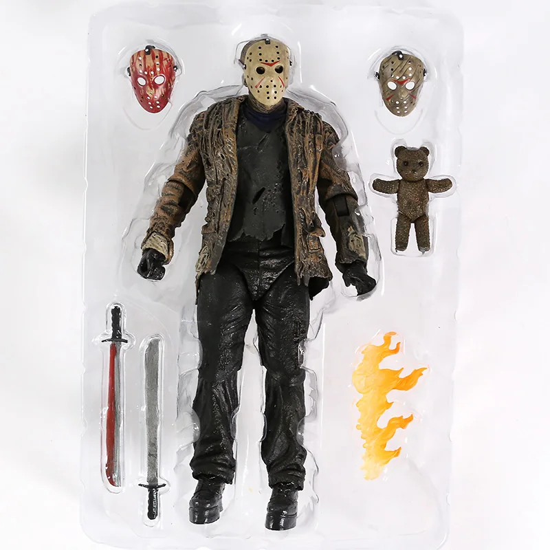 NECA Freddy Vs. Jason Джейсон Вурхиз ПВХ фигурка Коллекционная модель игрушки