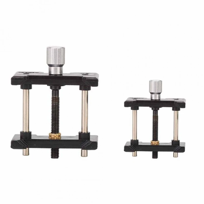 

2 Pcs/Set Watch Movement Holder Fixed Base Plastic Multi-Function Clamp Watch Repairing Jewelry Making Tool Kit for Watchmaker