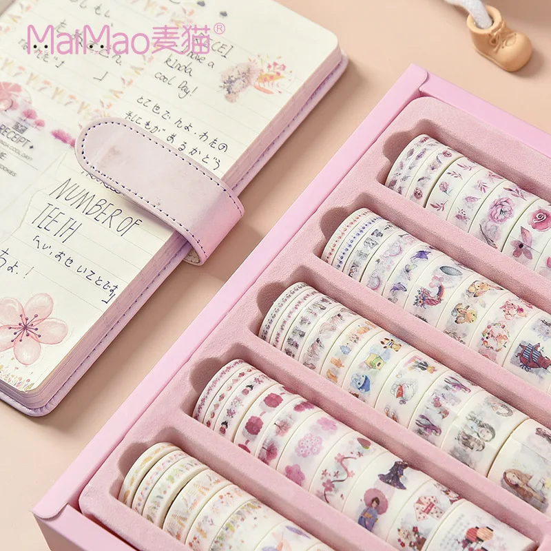 100 шт. Стиль малярный набор декоративного скотча Васи Подарочная коробка Kawaii