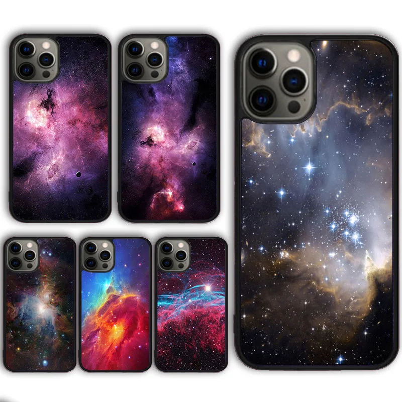 Чехол для телефона с изображением туманности звезд во Вселенной космоса