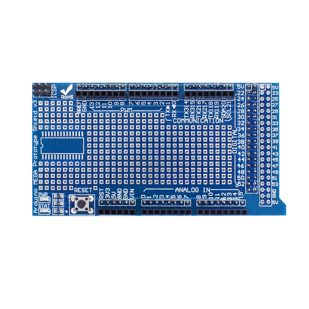 Плата разработки WAVGAT MEGA 2560 R3 Proto для прототипов плата расширения V3.0 + макетная