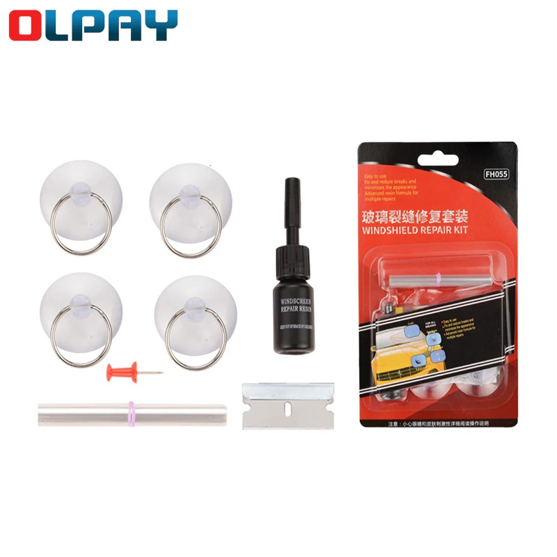 Агент для ремонта лобового стекла автомобиля жидкость автомобильного длинный