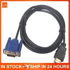 1,8 м Hdmi-кабель Hdmi-Vga 1080p Hd с аудио-адаптером, кабель Hdmi-Vga, нескользящий дизайн, высокое качество